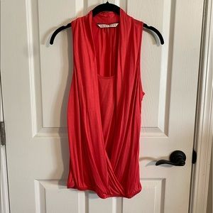 Trina Turk Front Wrap Sleeveless Top